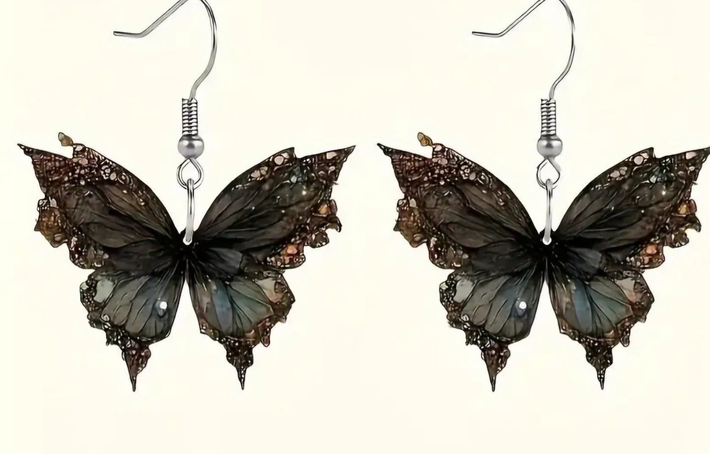 Boucles d'oreilles papillon