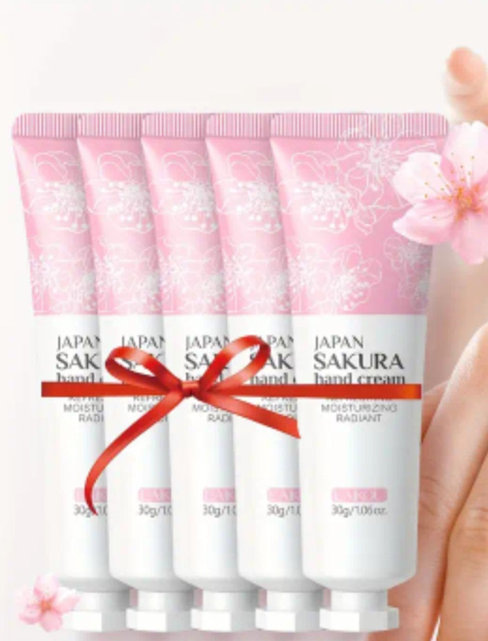 Crème mains fleurs sakura