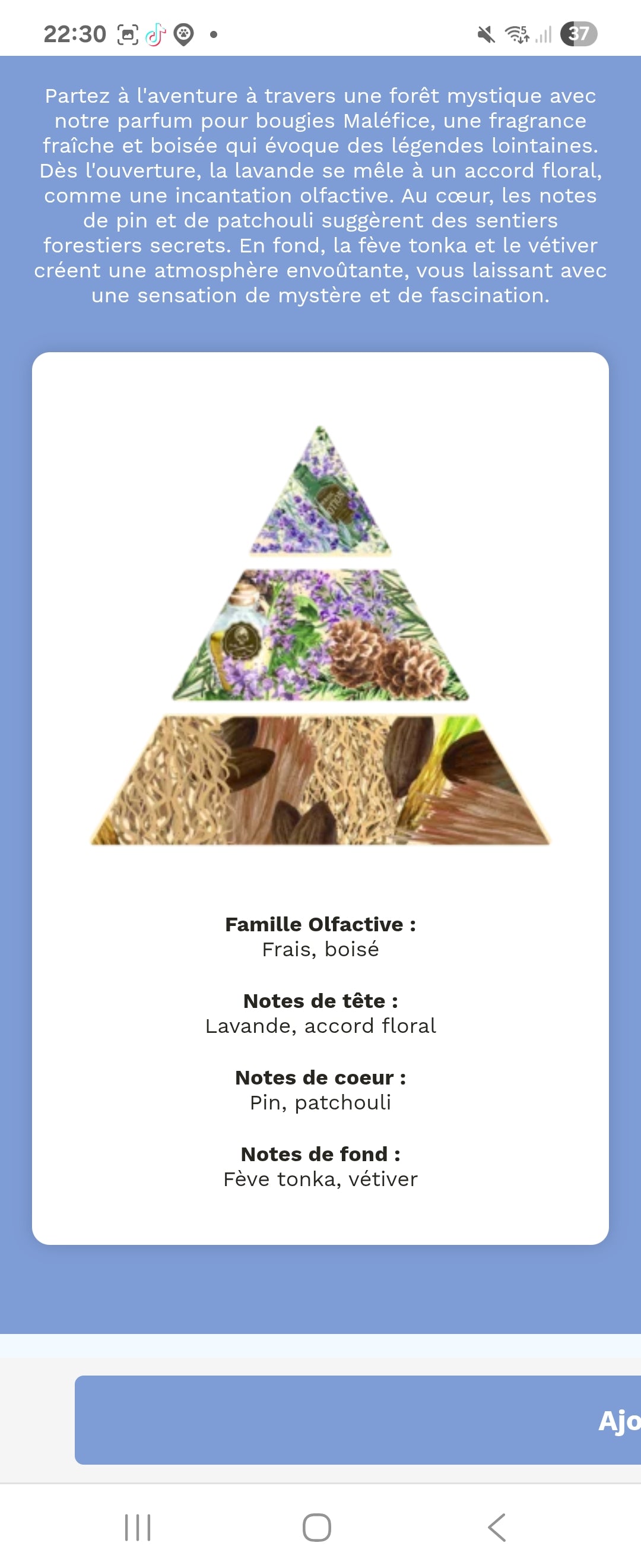Fondant parfumee