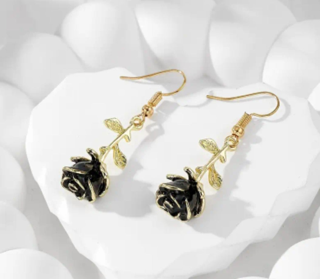 Boucle  d'oreilles Éclat de rose
